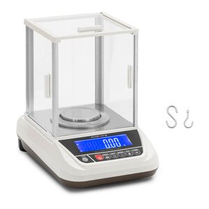Precíziós mérleg - 200 g / 0,001 g - Ø 82 mm - LCD - üveg szélvédő | Steinberg Systems