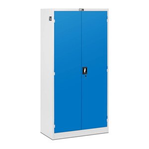 Szerszámos szekrény - perforált hátlap és szárnyas ajtók - 7 fiók - zárható | MSW