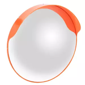 Közlekedési tükör - Ø 60 cm - 130° - kerek - narancssárga | MSW