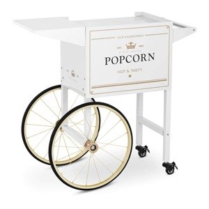 Pop-corn kocsi - fehér és arany | Royal Catering