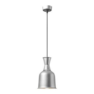 Melegentartó lámpa - ezüst - 18.5 x 18.5 x 28.5 cm - Royal Catering - acél