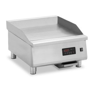 Indukciós grill lap - 600 x 520 mm - sima - 6000 W - Royal Catering
