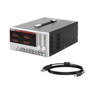 Labor tápegység - 0–30 V - 0–5 A DC - 550 W - 5 memóriahely - LED kijelző - USB/RS232 | Stamos Soldering
