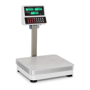 Árszorzós mérleg - 100 kg / 10 g - fehér - LCD | Steinberg Systems