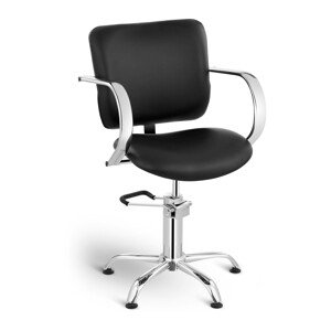 Fodrász szék - 590-720 mm - 150 kg - Fekete | physa