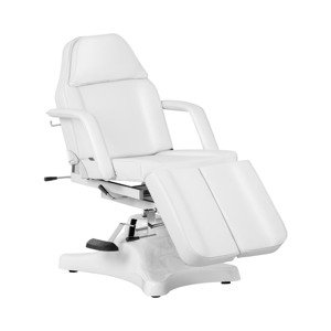 Pedikűr szék - 186 x 79 x 133 cm - 200 kg - Fehér | physa