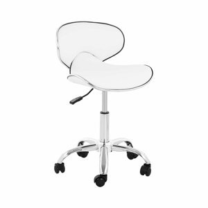 Gurulós szék háttámlával - 680–820 mm - 150 kg - White | physa