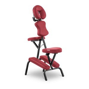Összecsukható masszázs szék - 130 kg - Red | physa