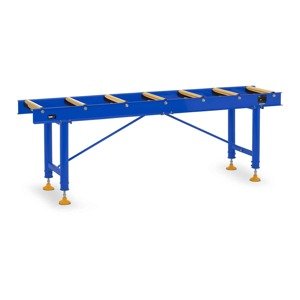 Görgős asztal - 400 kg - 200 cm - 7 kerék | MSW