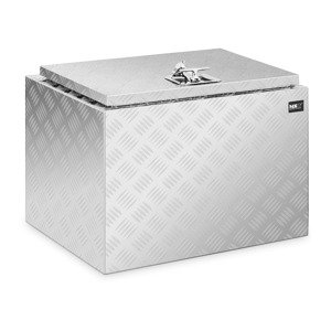 Alumínium box - bordázott lemez - 45 x 60 x 45 cm - 120 L - zárható | MSW