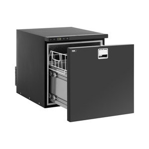 Autós hűtő / fagyasztó - fiókkal - 12/24 V - 105 l - acél | MSW