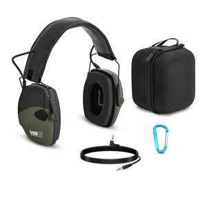 Zajszűrő fejhallgató - dinamikus külső zajcsillapítás - zöld | MSW