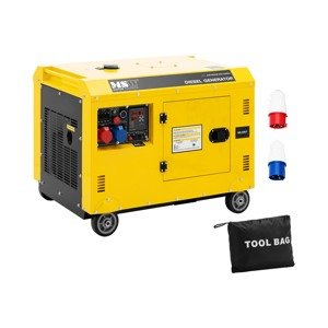 Aggregátor - 7220 / 8500 W - 30 l - 240/400 V - mobil - AVR - Euro 5 | MSW