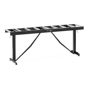Görgős asztal - 200 kg - 167 x 35 cm - 9 görgő - állítható magasságú | MSW