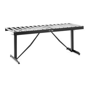 Görgős asztal - 200 kg - 178 x 67 cm - 17 görgő - állítható magasságú | MSW