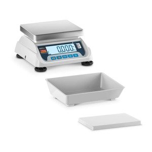 TEM Asztali mérleg - hitelesített - 15 kg / 5 g - LCD