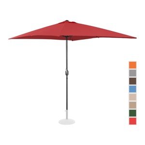 Nagy napernyő - bordó - szögletes - 200 x 300 cm | Uniprodo