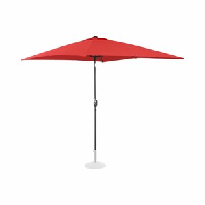 Nagy napernyő - piros - szögletes - 200 x 300 cm - dönthető | Uniprodo