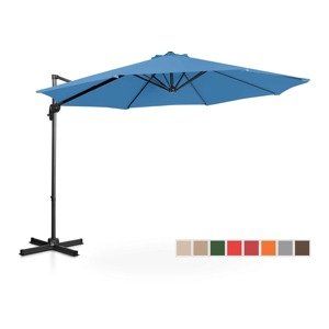 Lámpa formájú napernyő - Blue - kerek - Ø 300 cm - dönthető és forgatható | Uniprodo