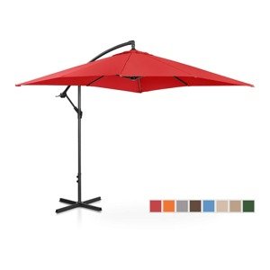 Lámpa formájú napernyő - Red - négyszögletes - 250 x 250 cm - dönthető | Uniprodo