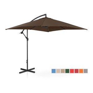 Lámpa formájú napernyő - Brown - négyszögletes - 250 x 250 cm - dönthető | Uniprodo