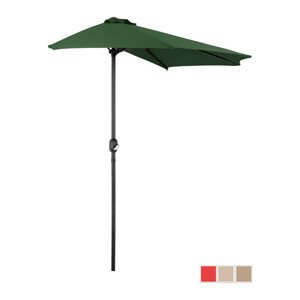 Félköríves napernyő - Green - ötszögletű - 270 x 135 cm | Uniprodo