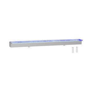 Medence szökőkút - 120 cm - LED világítás - kék/fehér - {{Lip_lenght}} mm-es vízkivezető nyílás | Uniprodo