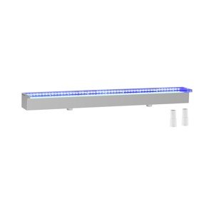 Medence szökőkút - 90 cm - LED világítás - kék/fehér | Uniprodo