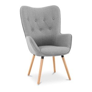 Kárpitozott szék - 160 kg-ig - ülőfelület - 43 x 49 cm - szürke | Fromm & Starck