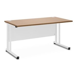 Íróasztal - 140 x 73 cm - barna/fehér | Fromm & Starck