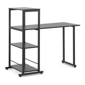 Íróasztal - polccal - 110 x 50 cm - 105 kg - fekete | Fromm & Starck