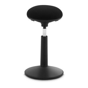 Ergonomikus szék - acél / rétegelt lemez / nejlon - max. 100 kg - fekete | Fromm & Starck