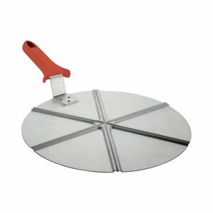 Cerutti Inox Pizzalapát - 30 cm - nyél: 18.5 cm - alumínium - 6 adag