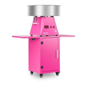 Vattacukor készítő gép készlet - kocsival - 52 cm - pink/pink | Royal Catering