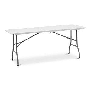 B-termék Összecsukható asztal - 1800 x 750 x 740 mm - Royal Catering - 150 kg - kültéri/beltéri - Fehér