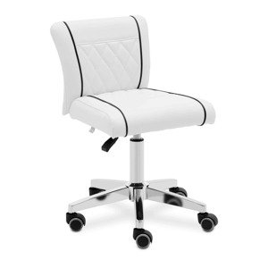 B-termék Gurulós szék háttámlával - 45–59 cm - 150 kg - fehér | physa