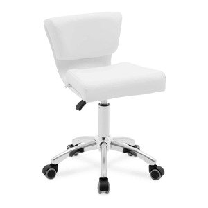 B-termék Gurulós szék háttámlával - 47–61 cm - 150 kg - fehér | physa