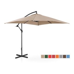 B-termék Lámpa formájú napernyő - Krémszínű - négyszögletes - 250 x 250 cm - dönthető | Uniprodo