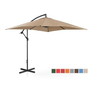 B-termék Lámpa formájú napernyő - Taupe - négyszögletes - 250 x 250 cm - dönthető | Uniprodo