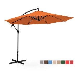 B-termék Lámpa formájú napernyő - Narancssárga - kerek - Ø 300 cm - dönthető | Uniprodo