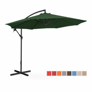 B-termék Lámpa formájú napernyő - Zöld - kerek - Ø 300 cm - dönthető | Uniprodo