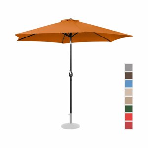 B-termék Nagy napernyő - narancssárga - hatszögletű - Ø 300 cm - dönthető | Uniprodo