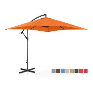 B-termék Lámpa formájú napernyő - Narancssárga - négyszögletes - 250 x 250 cm - dönthető | Uniprodo