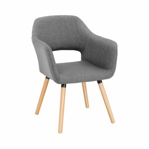B-termék Kárpitozott szék - 160 kg-ig - ülőfelület 42 x 47 cm - szürke | Fromm & Starck