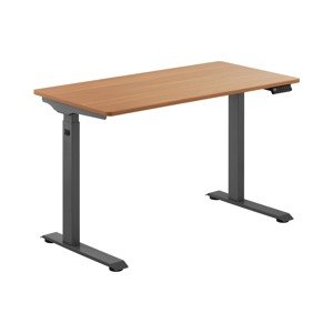 B-termék Állítható magasságú íróasztal - 90 W - 730–1233 mm - barna/szürke | Fromm & Starck
