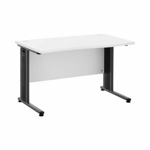 B-termék Íróasztal - 120 x 73 cm - fehér/szürke | Fromm & Starck