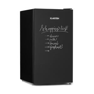 Klarstein Miro, hűtőszekrény, írható elülső oldal, 91 liter, E energiahatékonysági osztály, zöldségrekesz, fekete