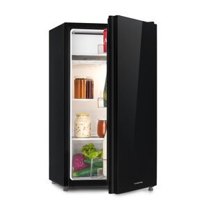 Klarstein Luminance Frost, hűtőszekrény, 91 liter, E energiahatékonysági osztály, zöldség rekesz, 2 üvegpolc, fekete