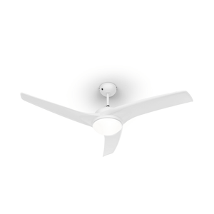 Klarstein Figo, fehér, mennyezeti ventilátor, 52", 55 W, mennyezeti lámpa, 2 x 42 W, távirányító