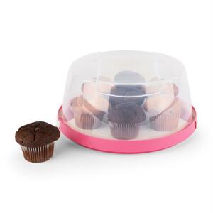 Klarstein Pinkkäppchen, rózsaszín, tortabúra, süteményes doboz, O26 cm